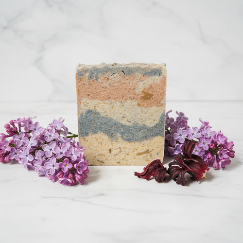 Aloe Vera Goat Milk Hibiscus Lilac Soap