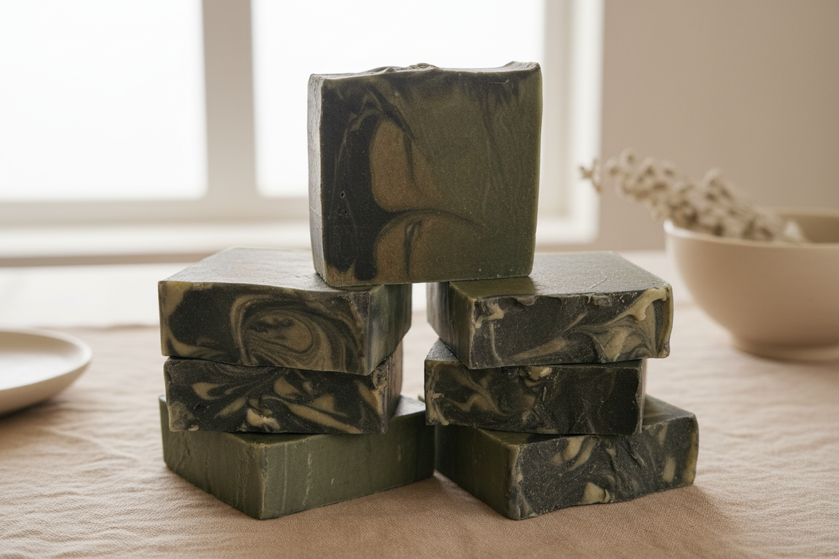 Enhanced soap product photo