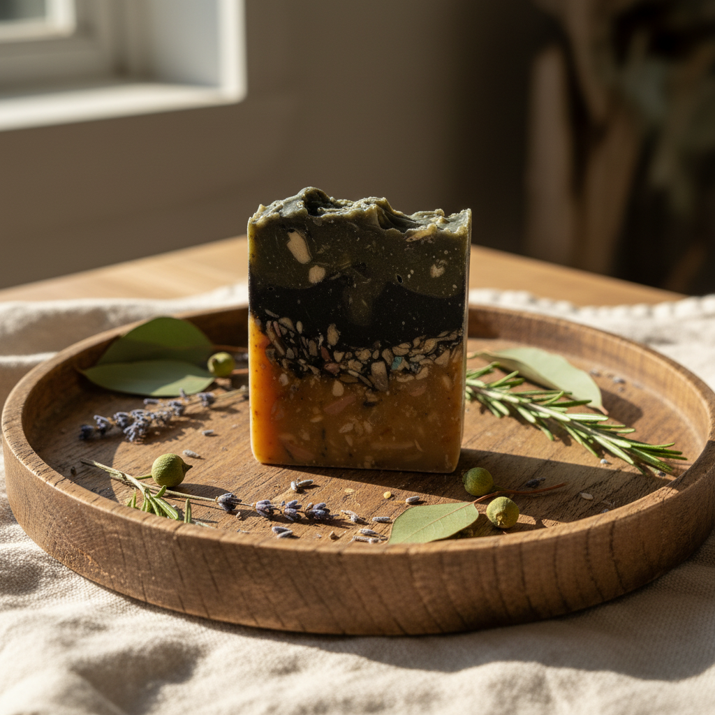 Wild Meadow Mosaic Soap lifestyle product photo